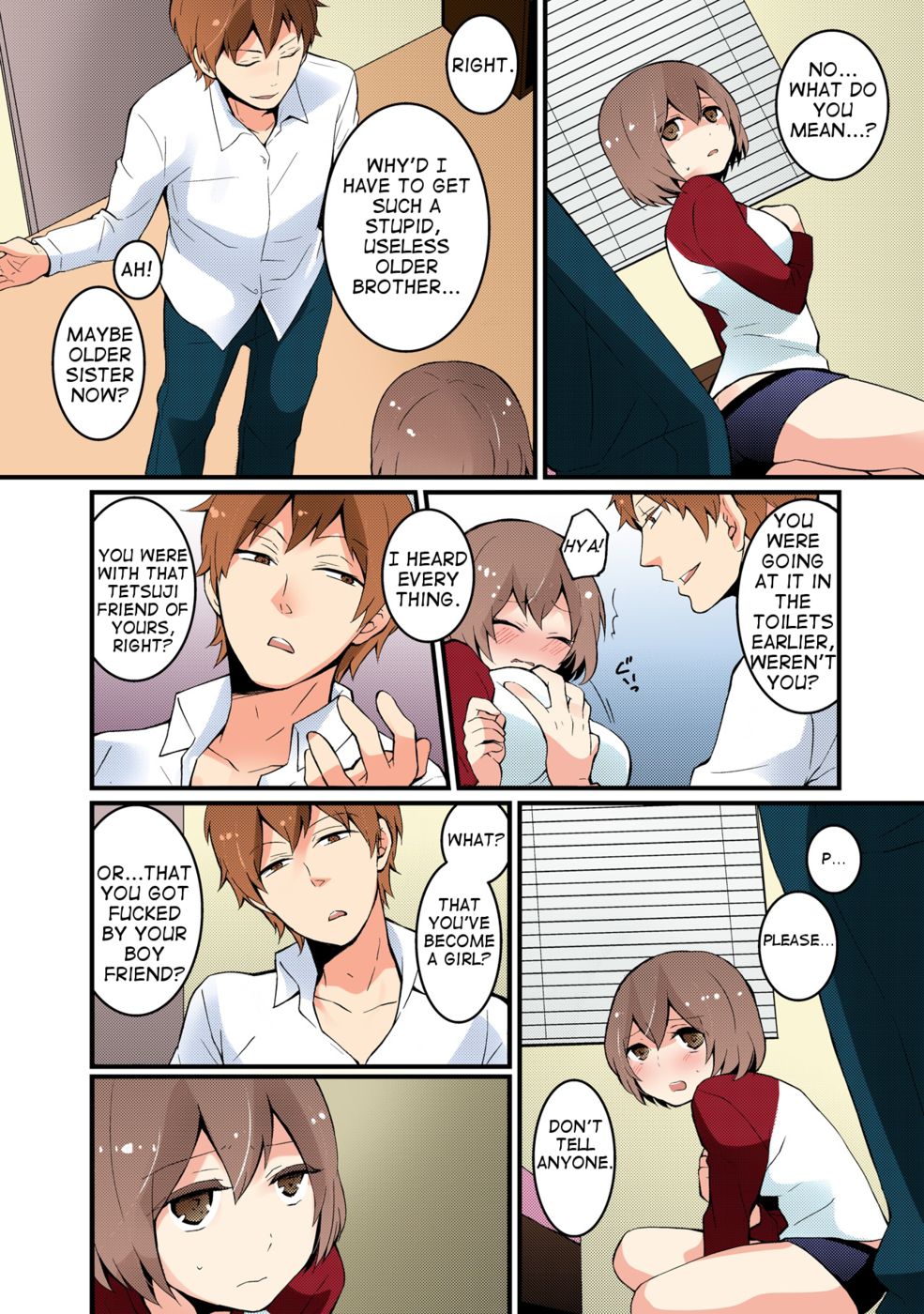 Hentai Manga Comic-Since I've Abruptly Turned Into a Girl, Won't You Fondle My Boobs?-Chapter 6-4